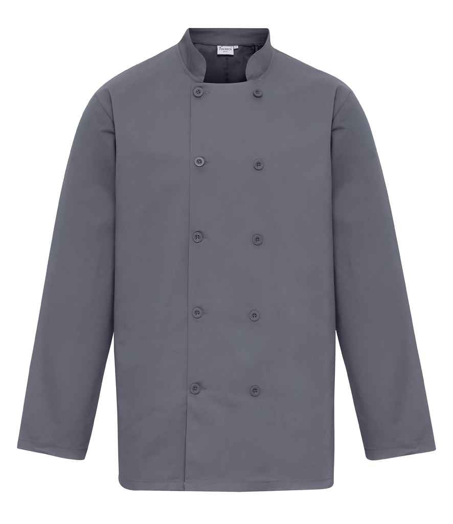 Premier Long Sleeve Chef's Jacket – Durable and Professional Culinary Workwear for Chefs