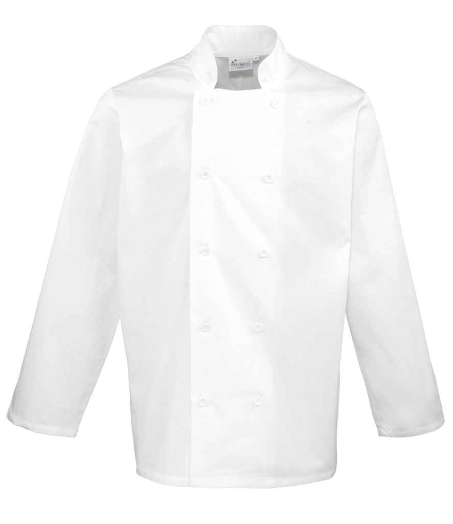 Premier Long Sleeve Chef's Jacket – Durable and Professional Culinary Workwear for Chefs