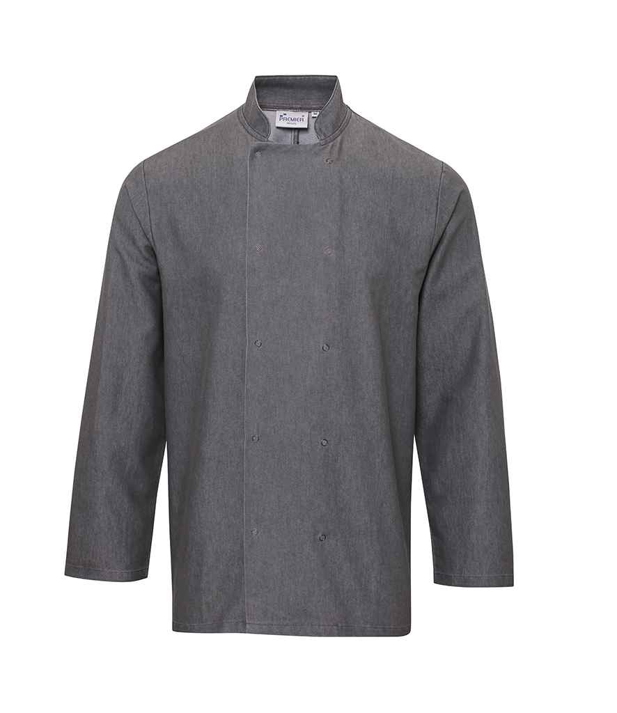 Premier Denim Chef's Jacket – Durable and Stylish Workwear for Culinary Professionals