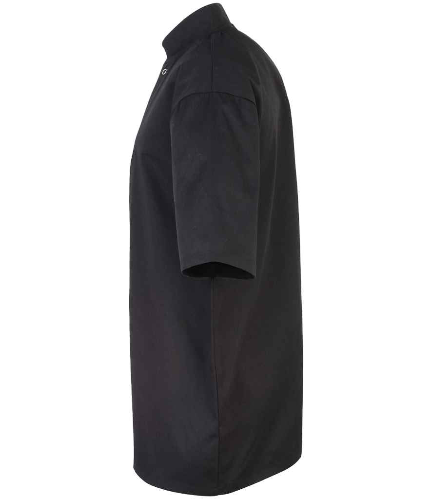 Premier Unisex Short Sleeve Stud Front Chef's Jacket with Durable, Professional Design