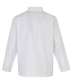 Premier Unisex Long Sleeve Stud Front Chef's Jacket with Durable, Professional Design
