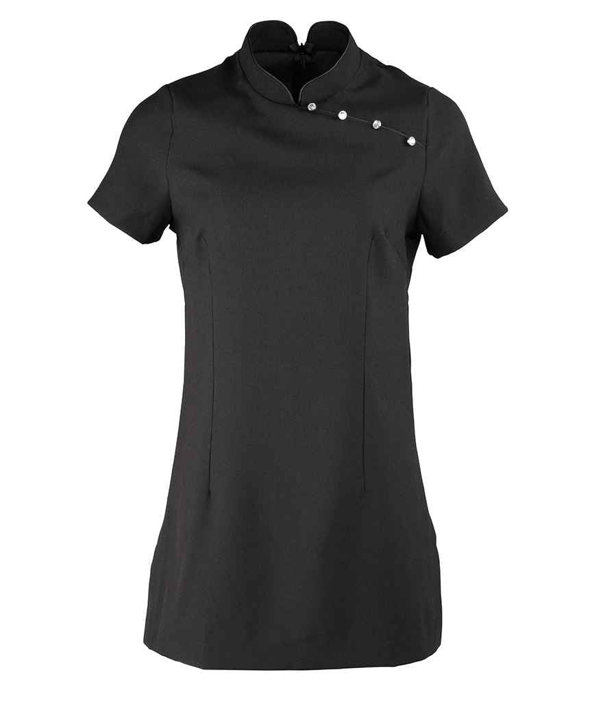 Premier Ladies Mika Short Sleeve Tunic | Black