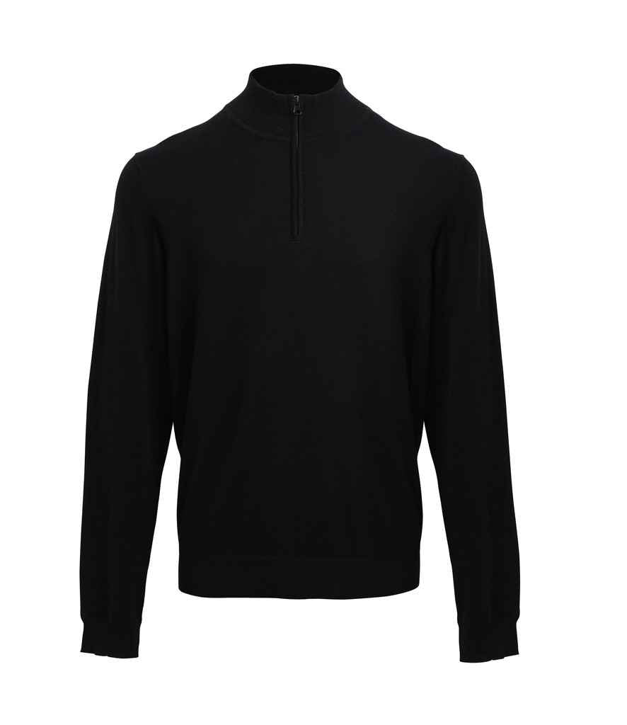 Premier Zip Neck Sweater with Half Zip Closure for Comfortable and Stylish Wear