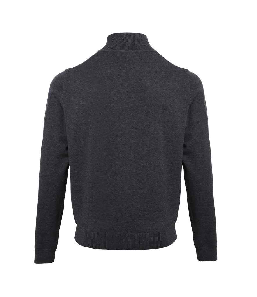 Premier Zip Neck Sweater with Half Zip Closure for Comfortable and Stylish Wear