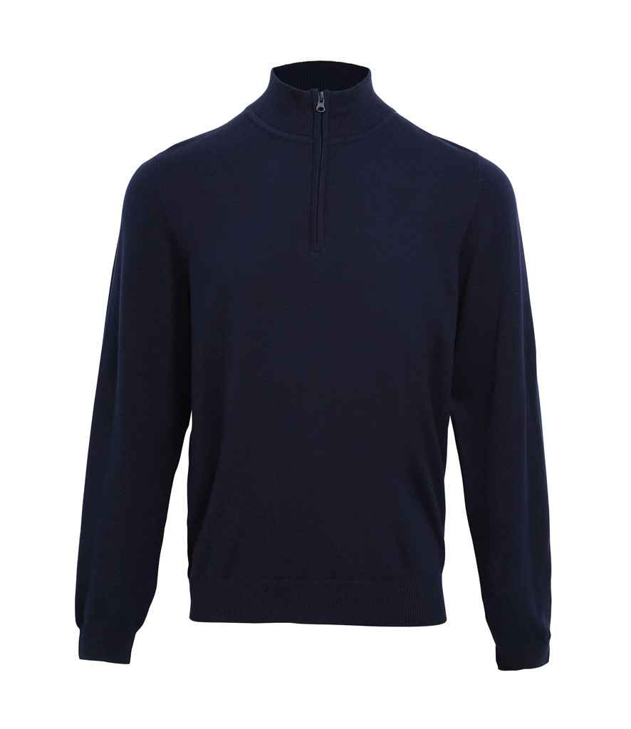 Premier Zip Neck Sweater with Half Zip Closure for Comfortable and Stylish Wear