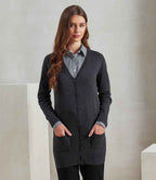 Premier Ladies Longline V Neck Cardigan