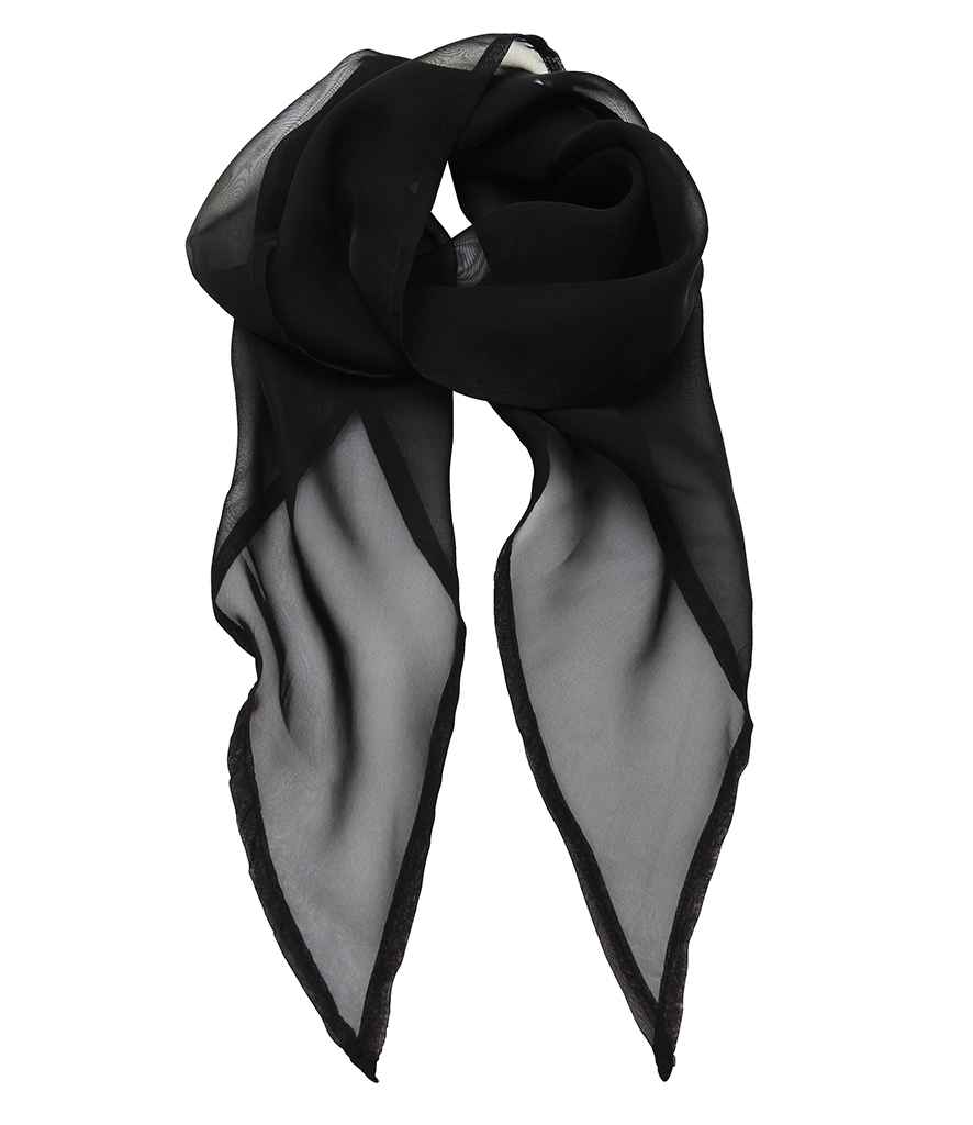 Premier 'Colours' Chiffon Scarf – Elegant Lightweight Accessory in a Range of Shades