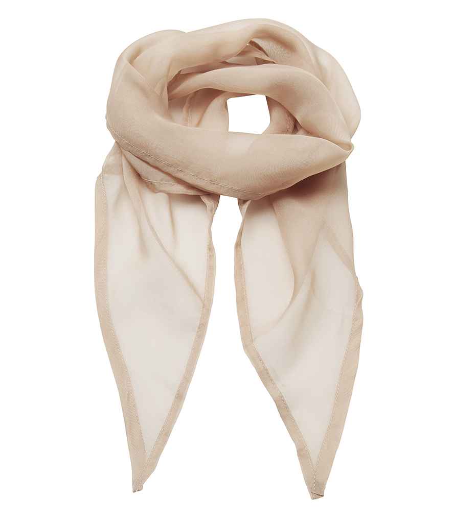 Premier 'Colours' Chiffon Scarf – Elegant Lightweight Accessory in a Range of Shades