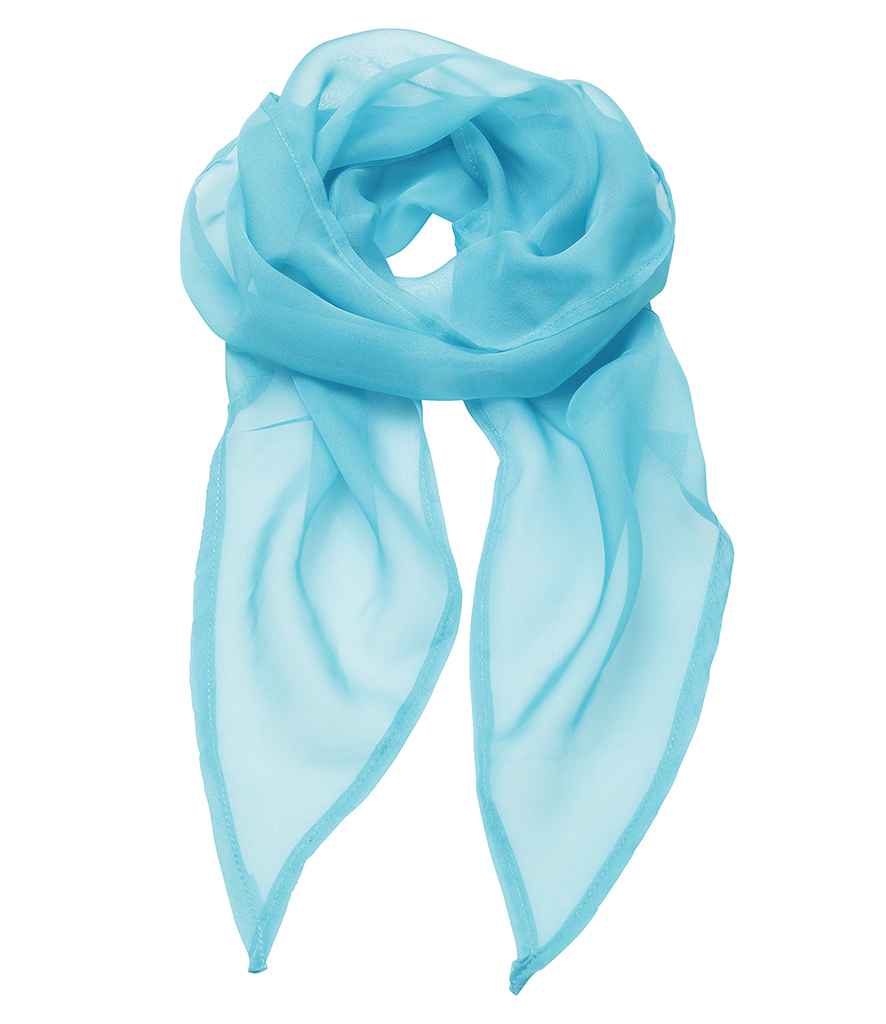 Premier 'Colours' Chiffon Scarf – Elegant Lightweight Accessory in a Range of Shades