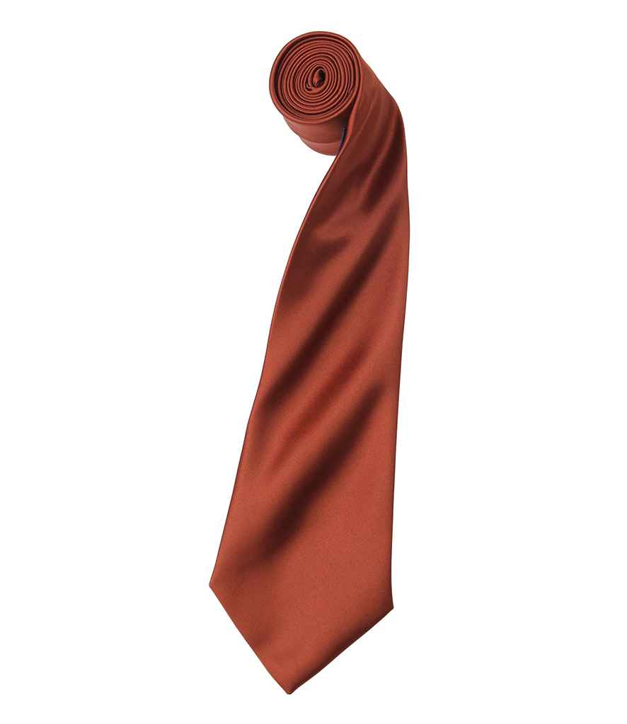 Premier 'Colours' Satin Tie Collection – Classic and Stylish Neckwear for Every Occasion