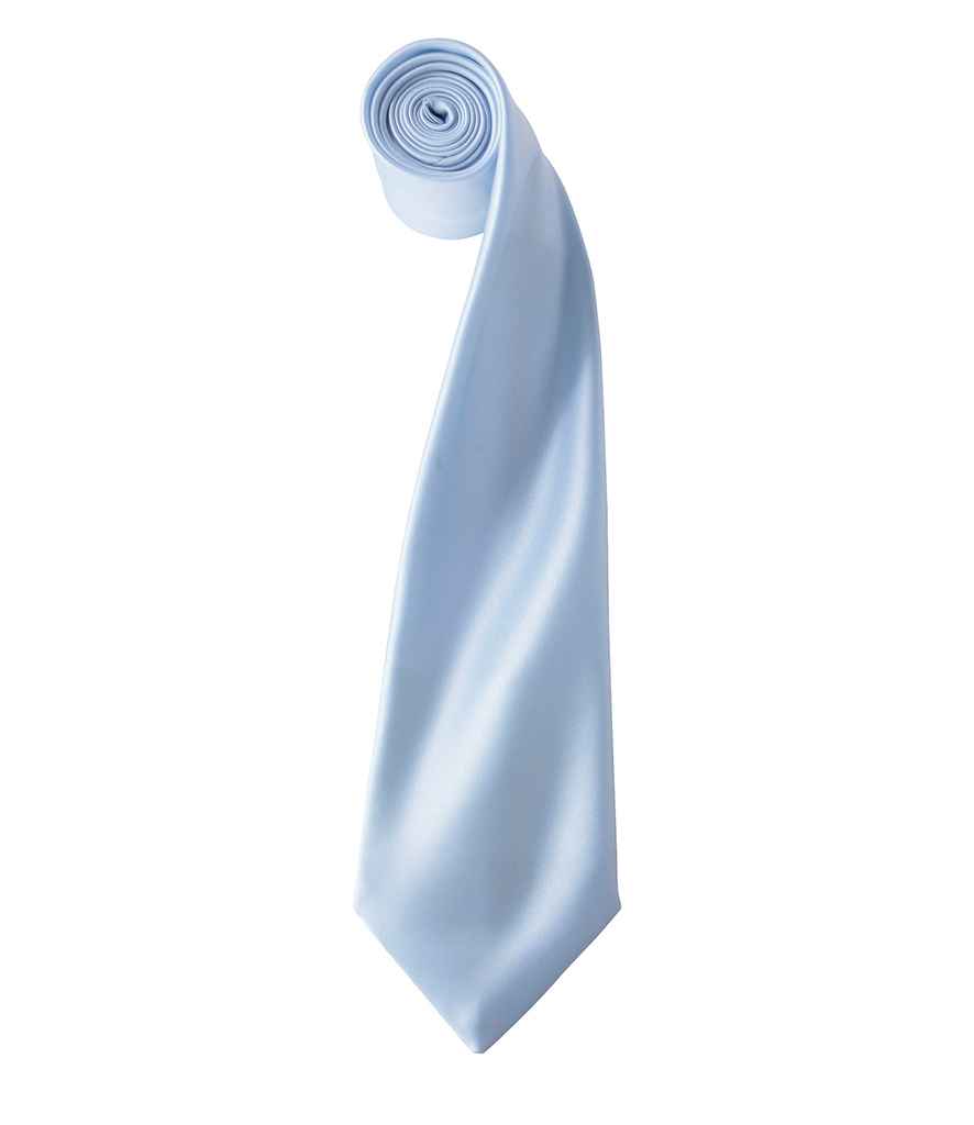 Premier 'Colours' Satin Tie Collection in Classic Shades for Elegant Style