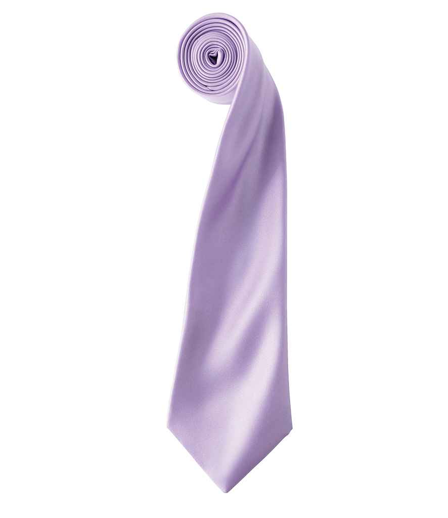 Premier 'Colours' Satin Tie Collection in Vibrant Shades for Elegant Style