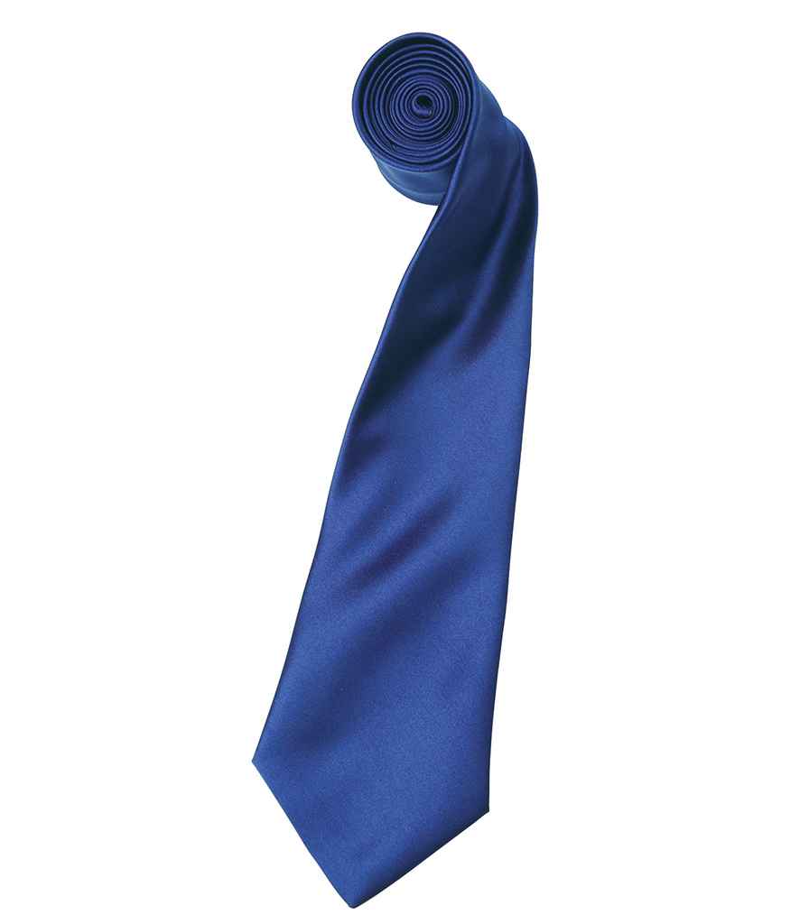 Premier 'Colours' Satin Tie Collection in Classic Shades for Elegant Style