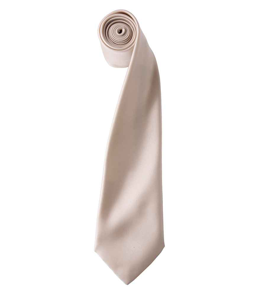 Premier 'Colours' Satin Tie Collection in Classic Shades for Elegant Style