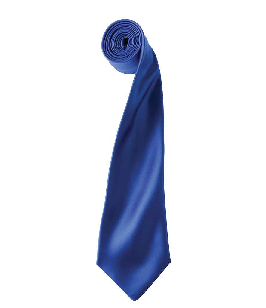 Premier 'Colours' Satin Tie Collection in Vibrant Shades for Elegant Style