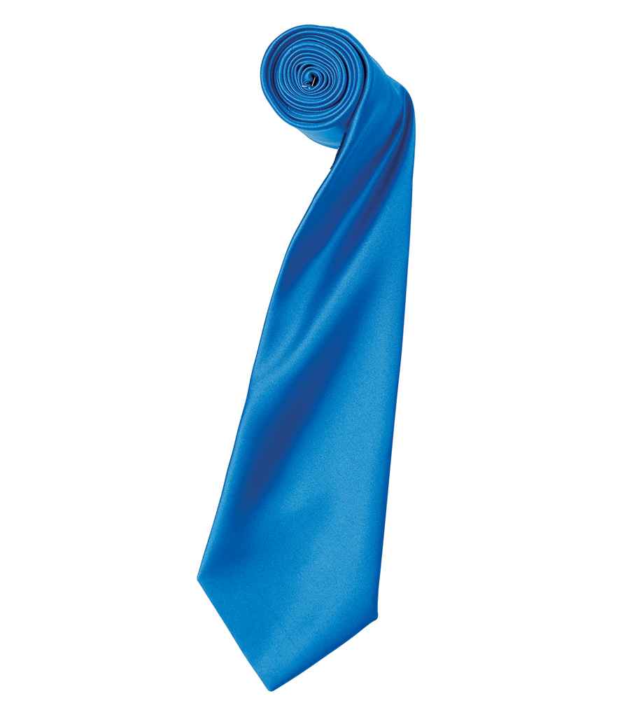Premier 'Colours' Satin Tie Collection in Vibrant Shades for Elegant Style