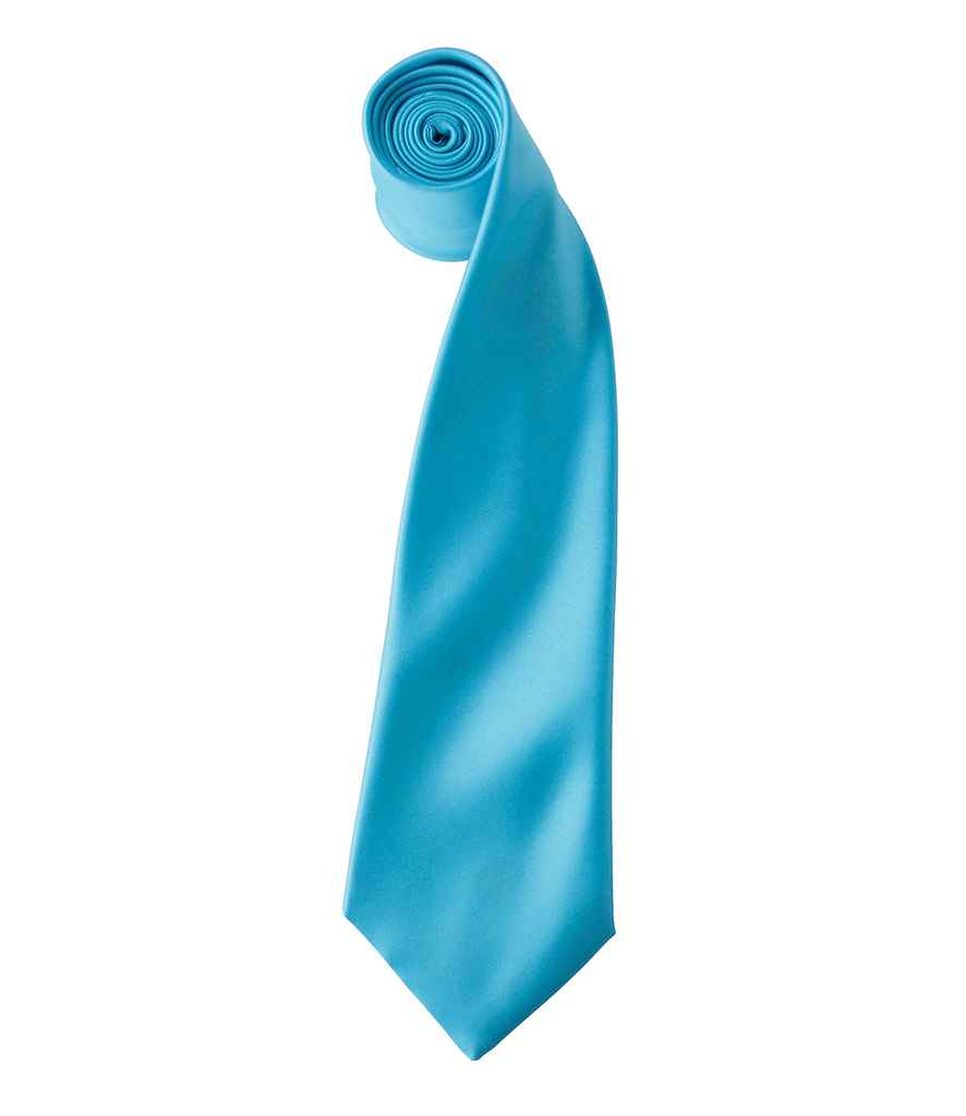 Premier 'Colours' Satin Tie Collection in Vibrant Shades for Elegant Style