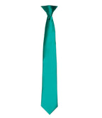 Premier 'Colours' Satin Clip Tie in a Range of Vibrant Shades