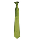Premier 'Colours' Satin Clip Tie in a Range of Vibrant Shades