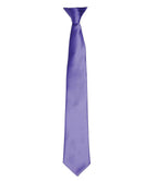 Premier 'Colours' Satin Clip Tie in a Range of Vibrant Shades