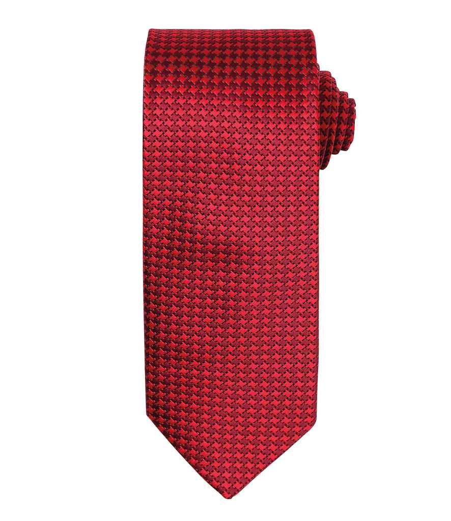 Premier Puppy Tooth Tie in Elegant Metallic and Vibrant Colors for Special Occasions