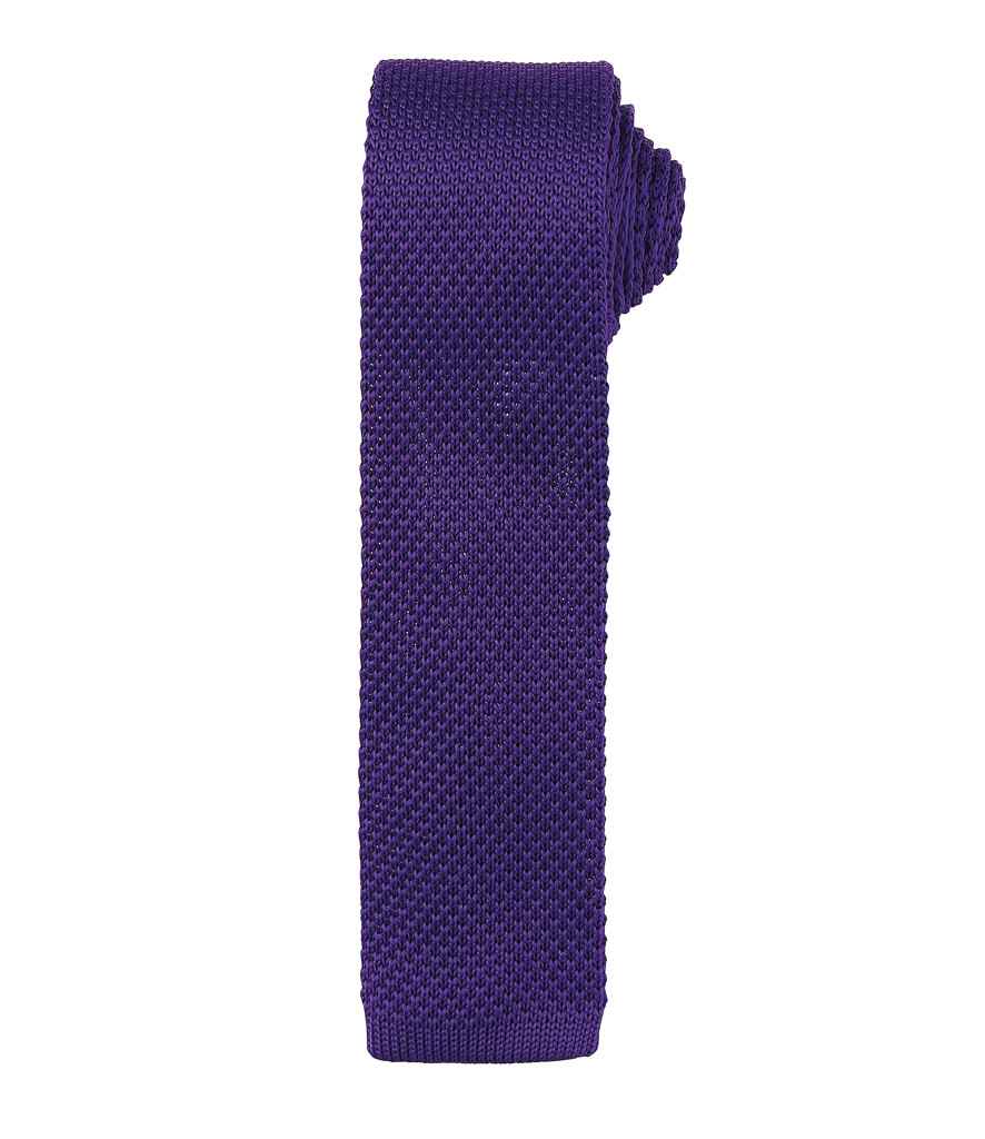 Premier Slim Knitted Tie in Classic Style for Formal and Casual Wear