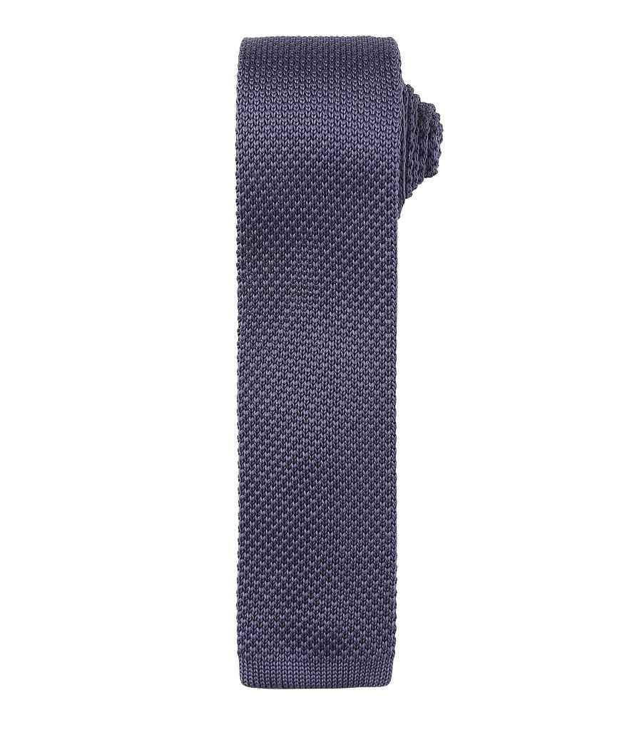 Premier Slim Knitted Tie in Classic Style for Formal and Casual Wear