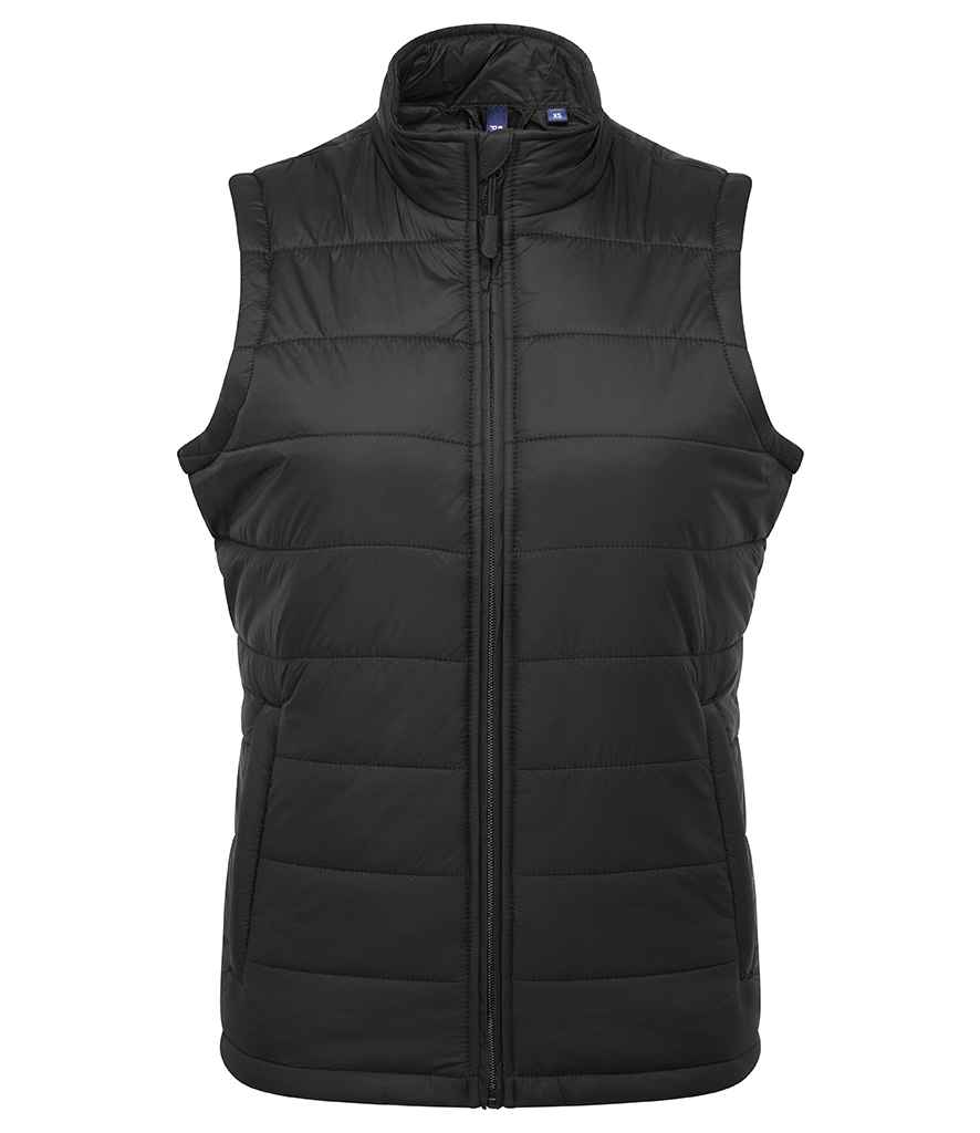 Premier Ladies Recyclight® Padded Gilet with Lightweight Insulation and Durable Design