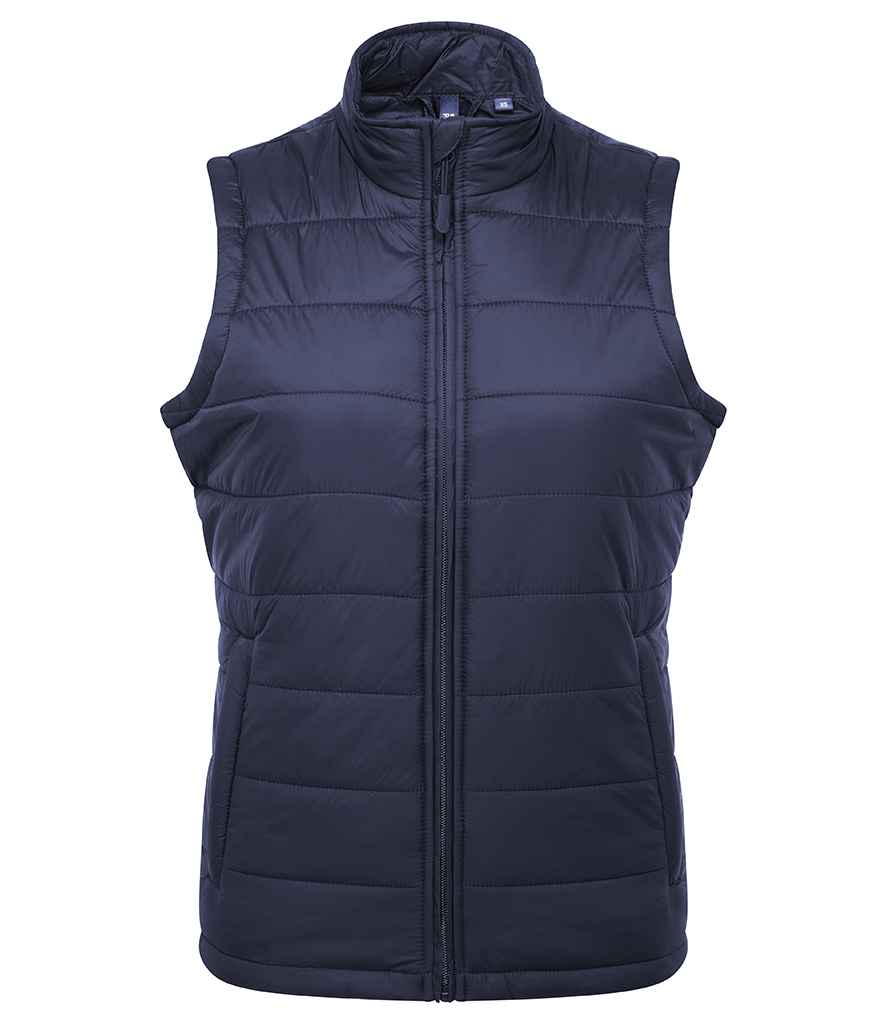 Premier Ladies Recyclight® Padded Gilet with Lightweight Insulation and Durable Design