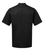 Premier Essential Short Sleeve Chef's Jacket with Classic Fit and Durable Fabric