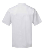 Premier Essential Short Sleeve Chef's Jacket with Classic Fit and Durable Fabric
