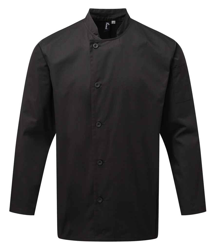 Premier Essential Long Sleeve Chef's Jacket with Durable Fabric and Comfortable Fit