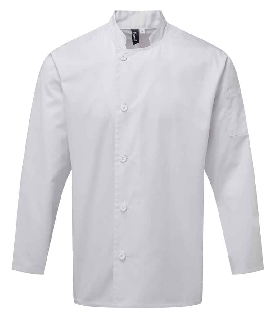 Premier Essential Long Sleeve Chef's Jacket with Durable Fabric and Comfortable Fit