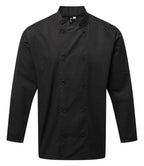 Premier Coolchecker® Long Sleeve Chef's Jacket with Durable, Breathable Fabric for Professionals