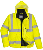 Portwest Hi-Vis Bomber Jacket | Yellow