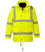 Portwest Hi-Vis 4-in-1 Traffic Jacket | Yellow