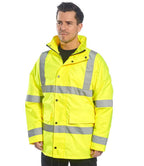 Portwest Hi-Vis 4-in-1 Traffic Jacket | Yellow