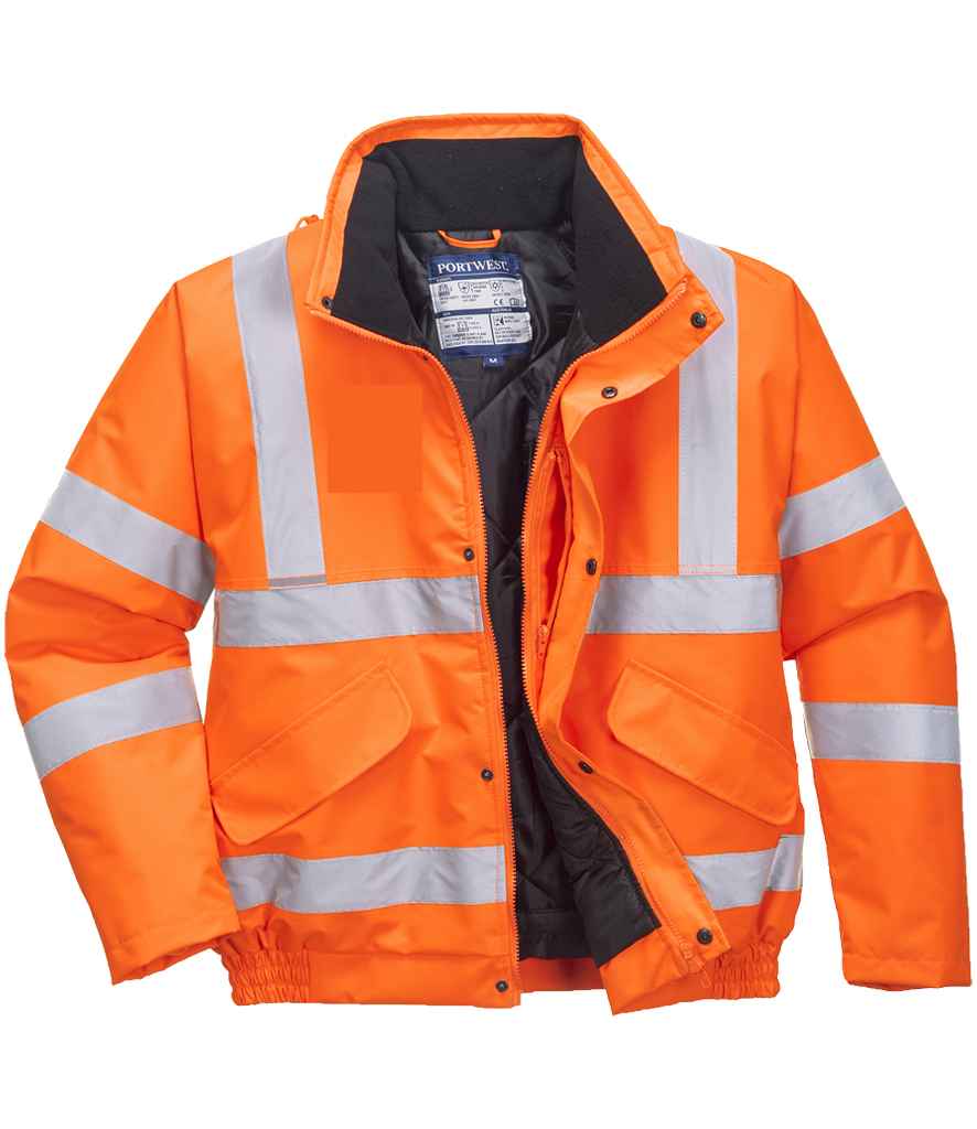 Portwest Hi-Vis GO/RT Bomber Jacket | Orange