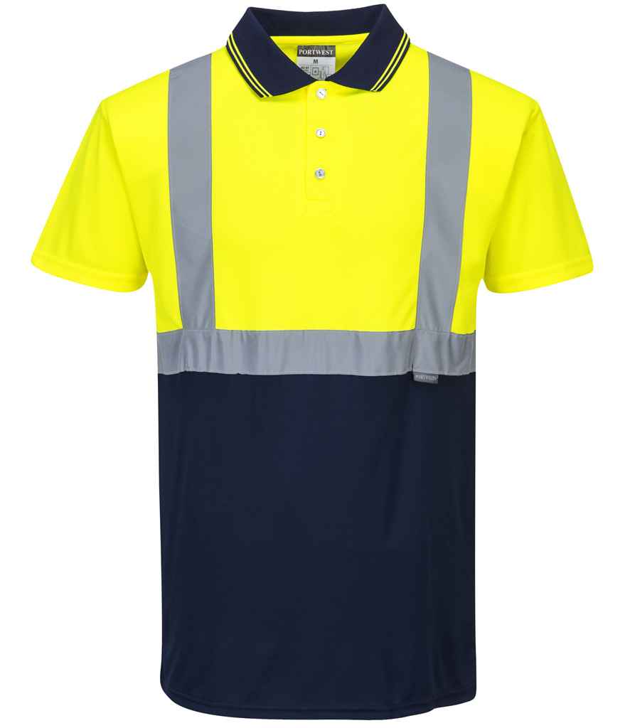 PW062 Yellow/Navy Front