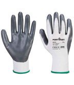 Portwest Flexo Grip Nitrile Gloves | Grey