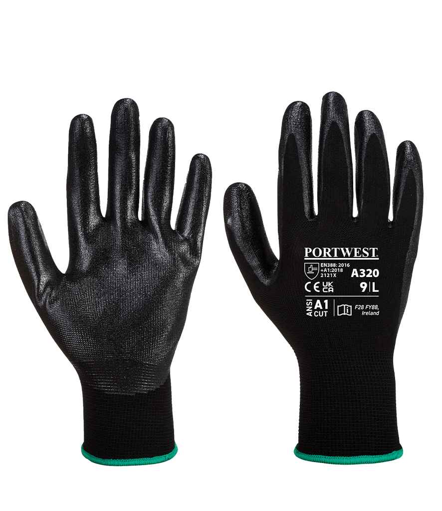 Portwest Dexti-Grip Gloves | Black