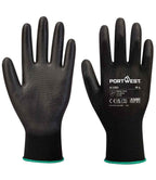 Portwest PU Palm Gloves | Black