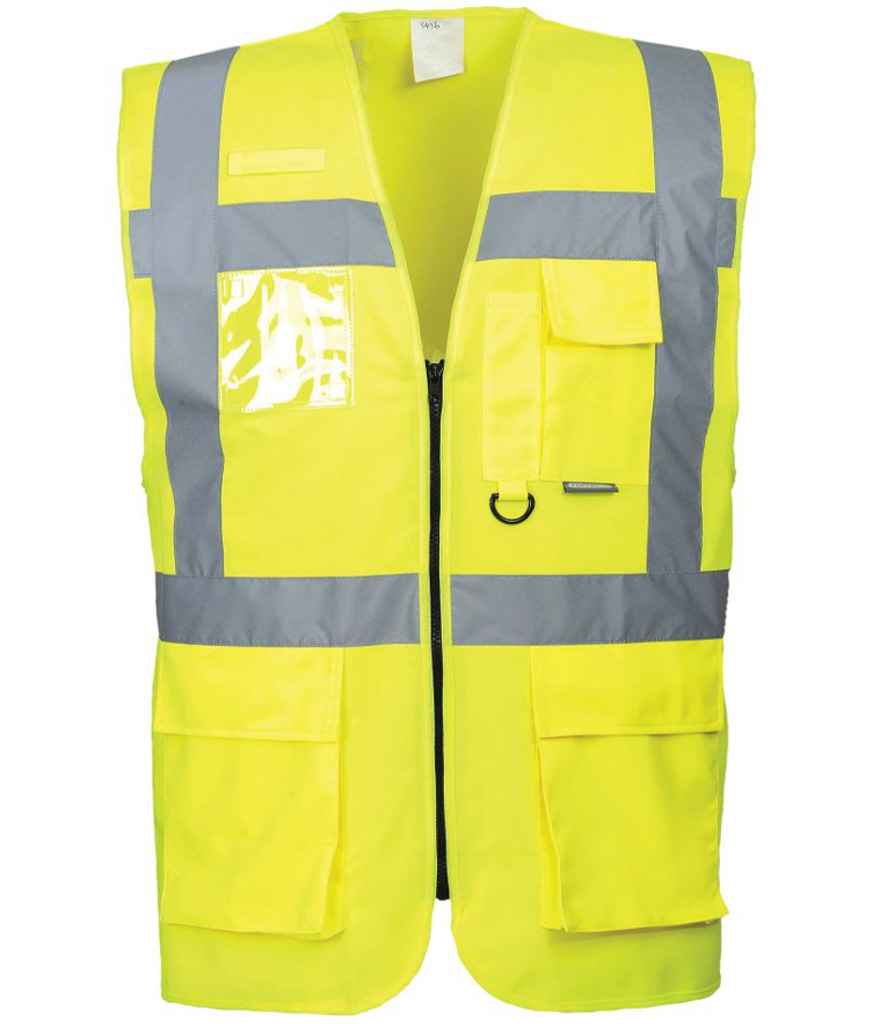 Portwest Hi-Vis Executive Vest | Yellow