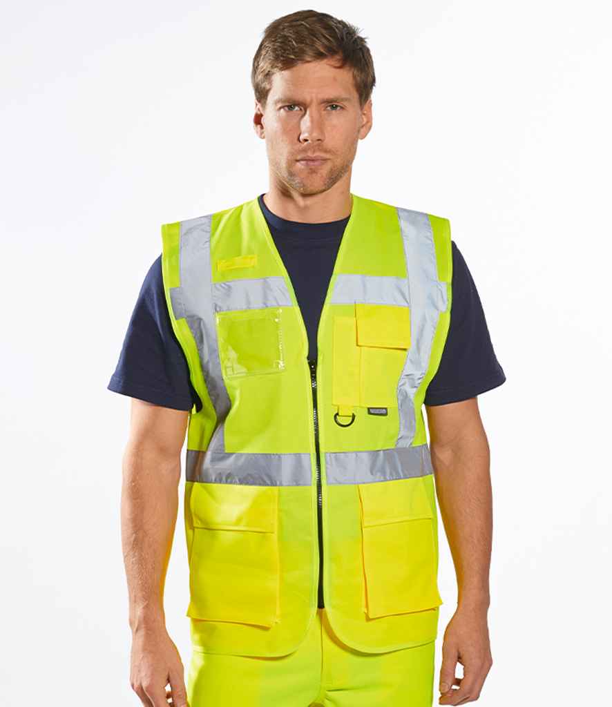 Portwest Hi-Vis Executive Vest | Yellow
