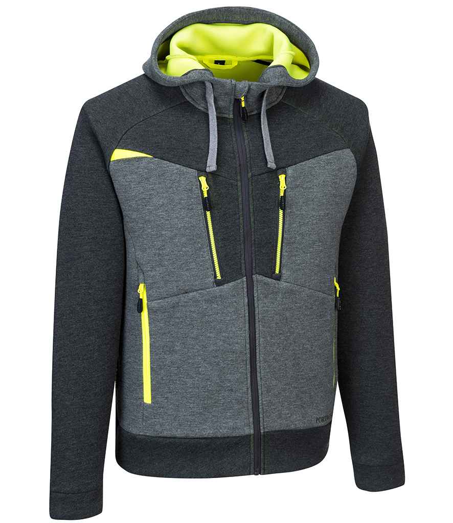 Portwest DX4™ Zipped Hoodie | Metal Grey