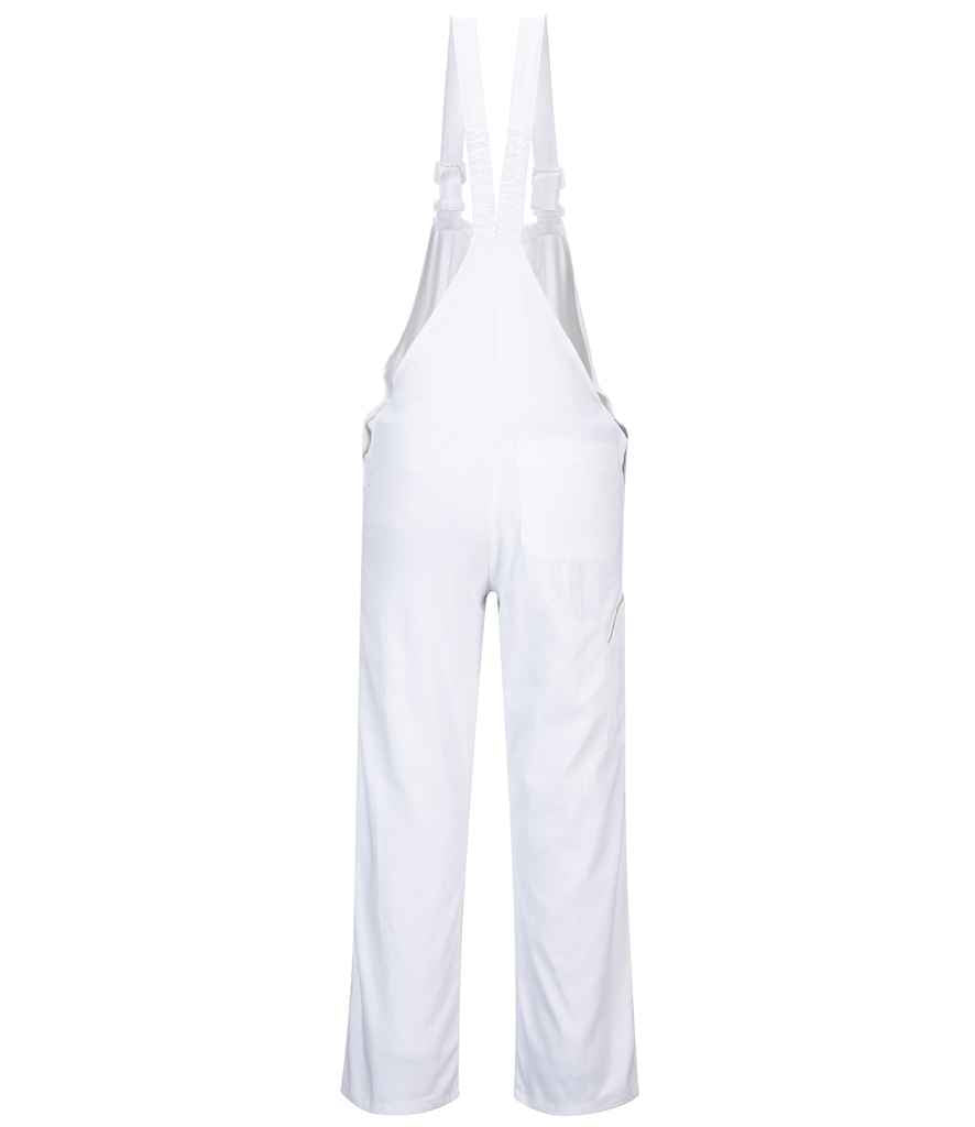 Portwest Bolton Painters Bib N Brace | White