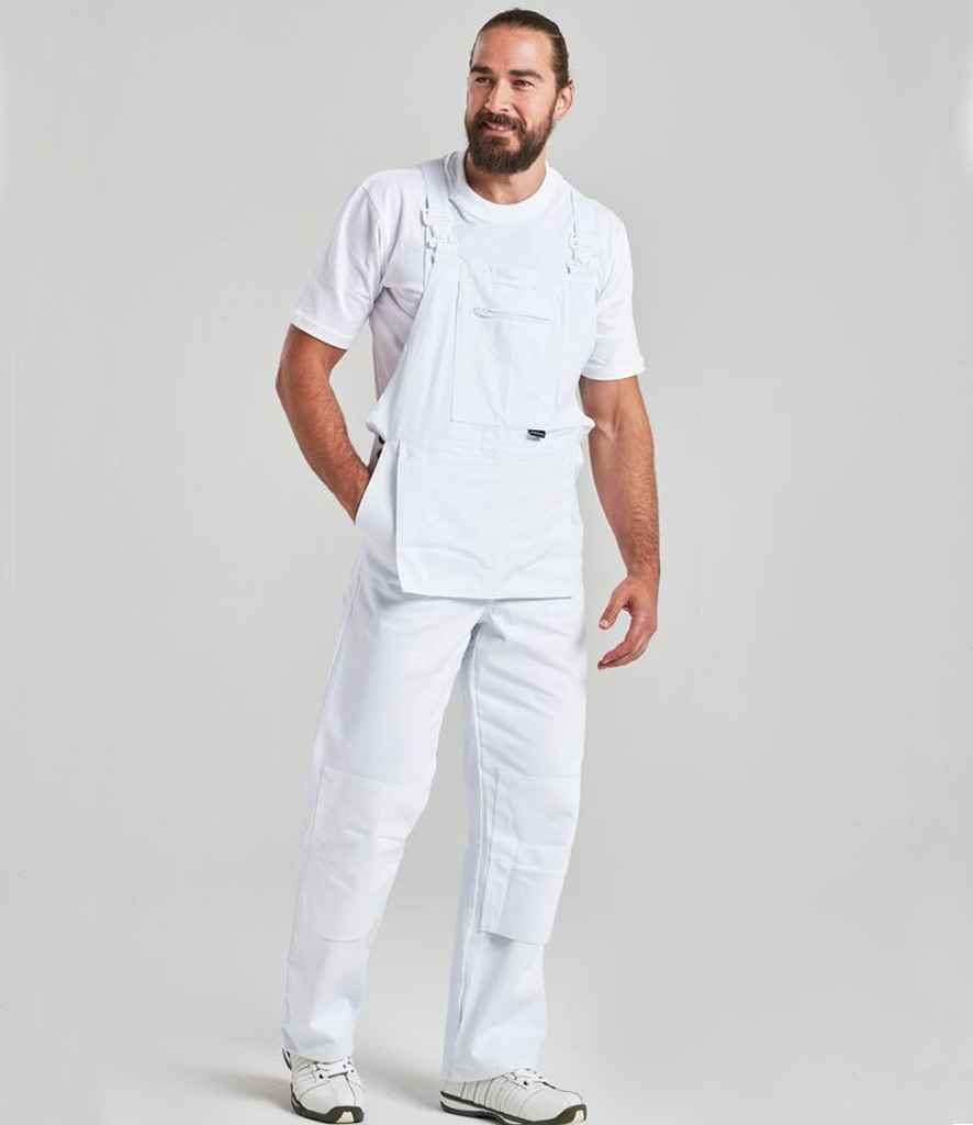 Portwest Bolton Painters Bib N Brace | White