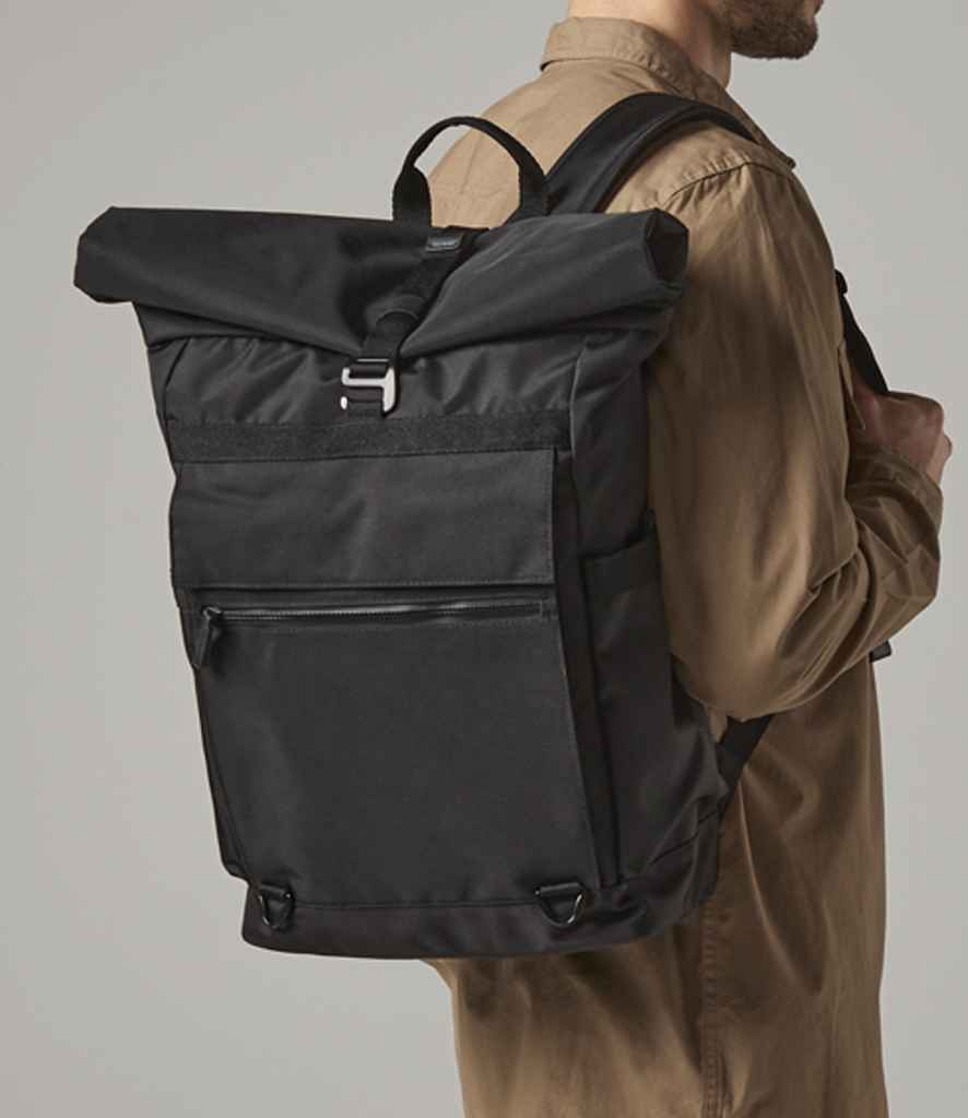 Quadra Axis Roll-Top Backpack | Black