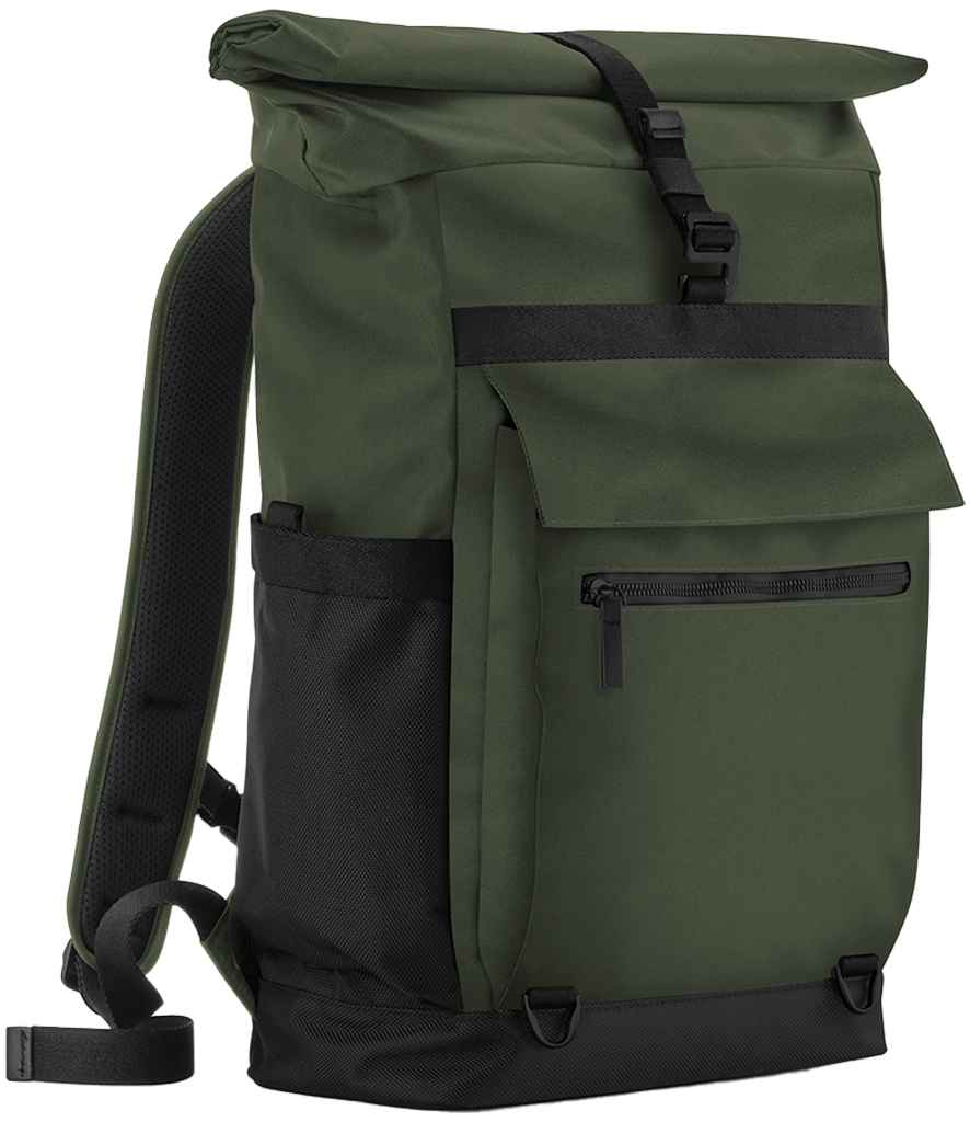 Quadra Axis Roll-Top Backpack | Forest Night