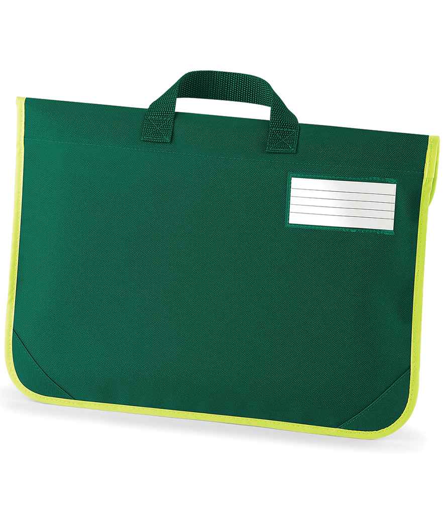 Quadra Enhanced-Viz Book Bag | Bottle Green